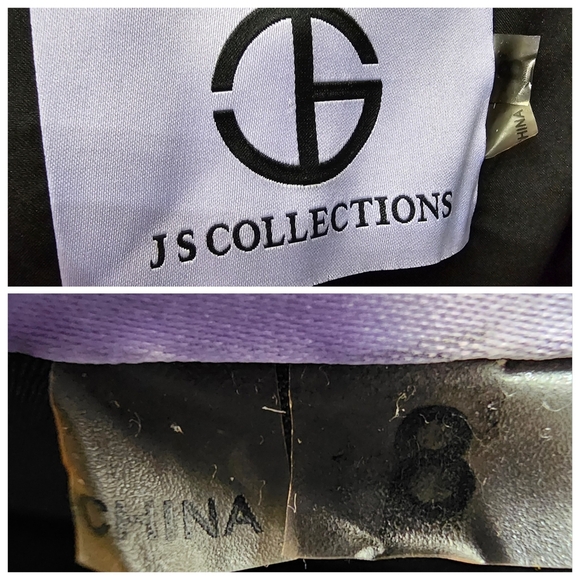 JS Collections Royal blue /Black Strapless High-low Party Dress Ballgown - Picture 4 of 17